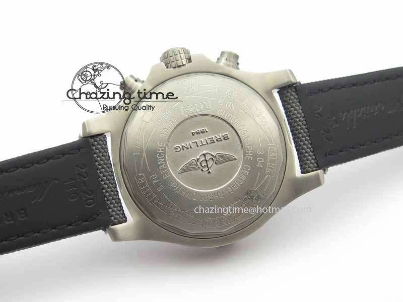 Skyland Avenger Titanium 1:1 Best Edition Blue MOP Dial On Gray Nylon Strap A Efficient 5728
