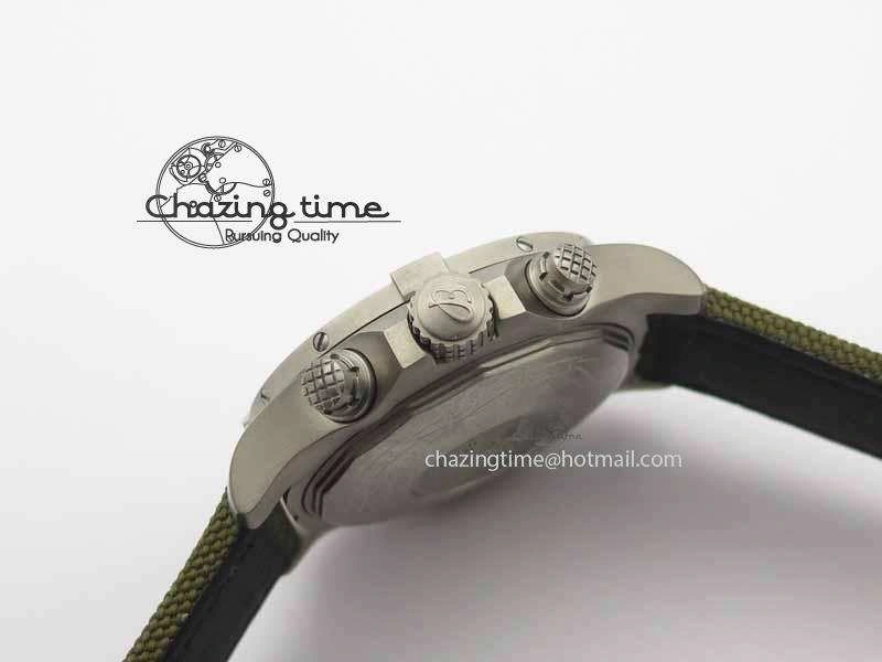 Skyland Avenger Titanium 1:1 Best Edition Gray Numeral Dial On Green Nylon Strap A Tailored 5730