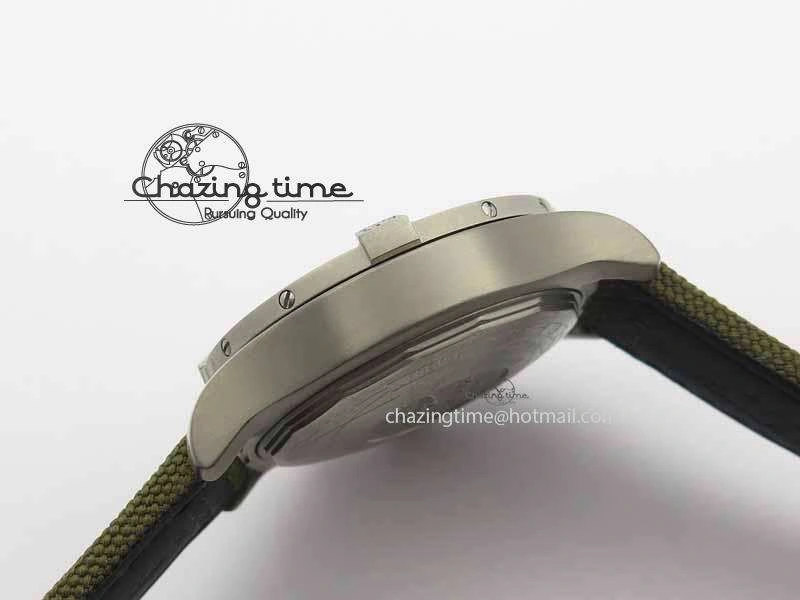 Skyland Avenger Titanium 1:1 Best Edition Gray Numeral Dial On Green Nylon Strap A Tailored 5730