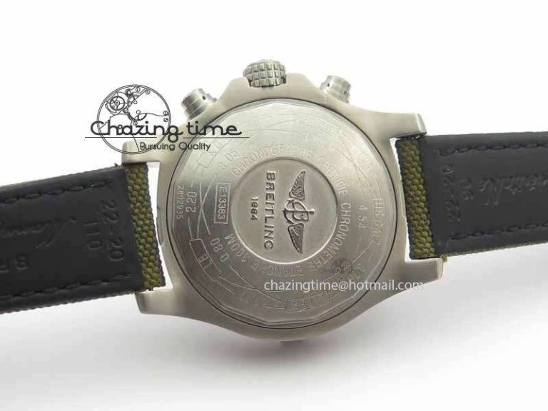 Skyland Avenger Titanium 1:1 Best Edition Gray Numeral Dial On Green Nylon Strap A Tailored 5730