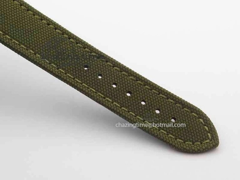 Skyland Avenger Titanium 1:1 Best Edition Gray Numeral Dial On Green Nylon Strap A Tailored 5730