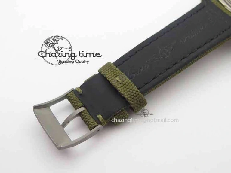 Skyland Avenger Titanium 1:1 Best Edition Gray Numeral Dial On Green Nylon Strap A Tailored 5730