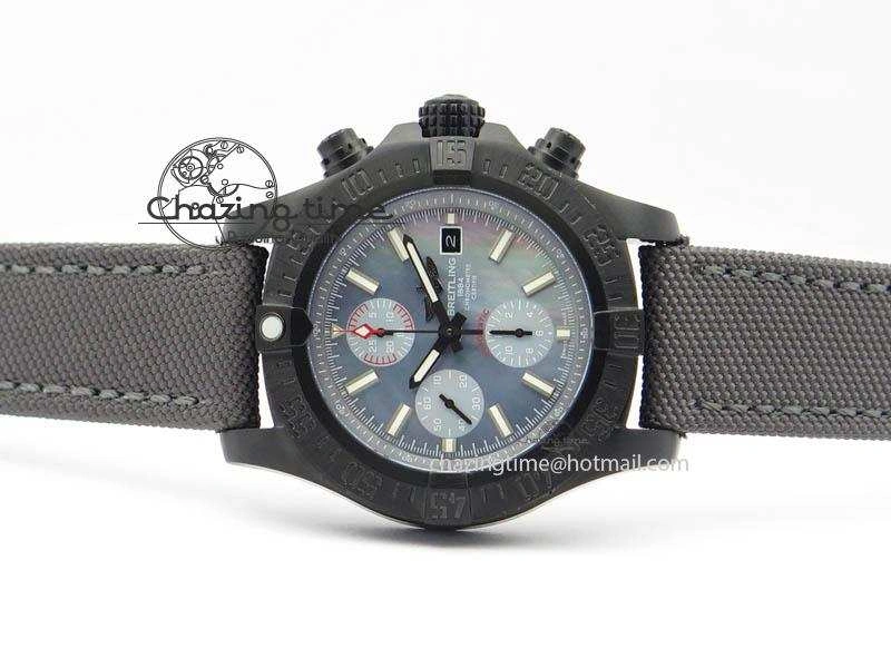 Fashionable Skyland Avenger Titanium 45mm 1:1 Best Edition Blue MOP Dial On Nylon Strap A 5718