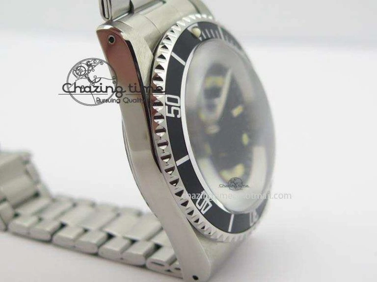 AllSeason SnowFlake 7016 Submariner JKF Best Edition Black Dial Aged Round Markers A 9785