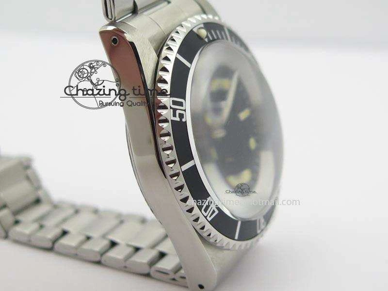 AllSeason SnowFlake 7016 Submariner JKF Best Edition Black Dial Aged Round Markers A 9785