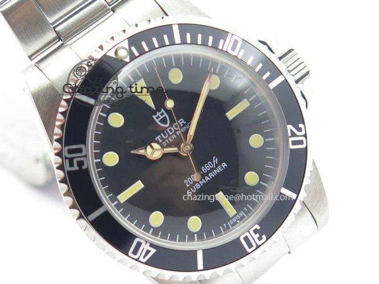 AllSeason SnowFlake 7016 Submariner JKF Best Edition Black Dial Aged Round Markers A 9785