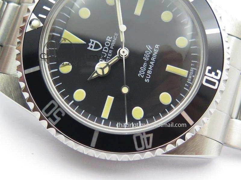 AllSeason SnowFlake 7016 Submariner JKF Best Edition Black Dial Aged Round Markers A 9785