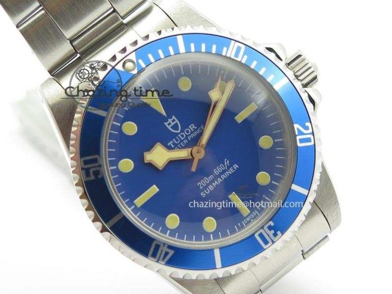Seasonal SnowFlake 7016 Submariner JKF Best Edition Blue Dial Round Markers A 9790