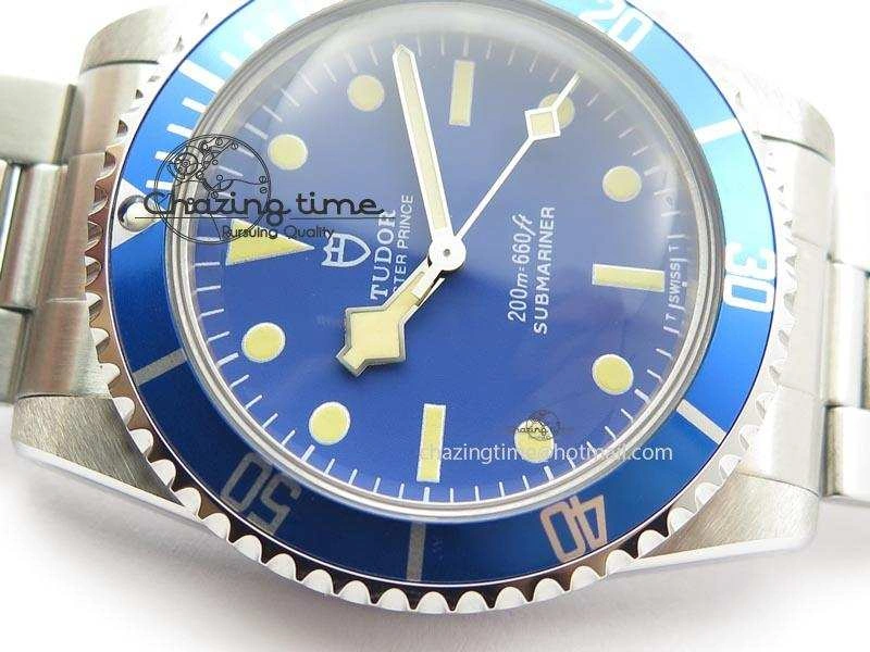 Seasonal SnowFlake 7016 Submariner JKF Best Edition Blue Dial Round Markers A 9790