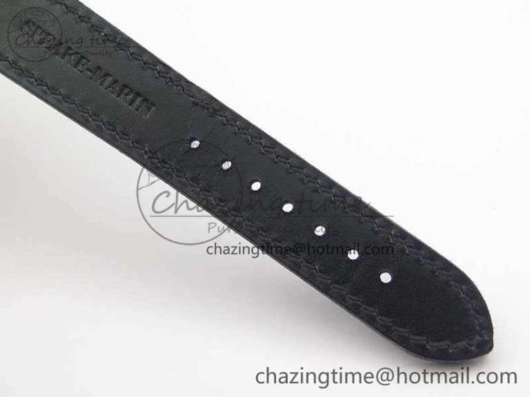 Original Speake Marin RG Case Rose Gold Dial On Black Leather Strap Asian EQ Tourbillon (Free Leather Strap) 9651