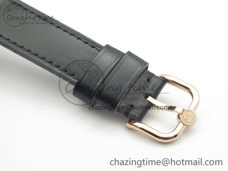 Original Speake Marin RG Case Rose Gold Dial On Black Leather Strap Asian EQ Tourbillon (Free Leather Strap) 9651