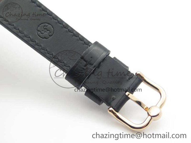 Original Speake Marin RG Case Rose Gold Dial On Black Leather Strap Asian EQ Tourbillon (Free Leather Strap) 9651