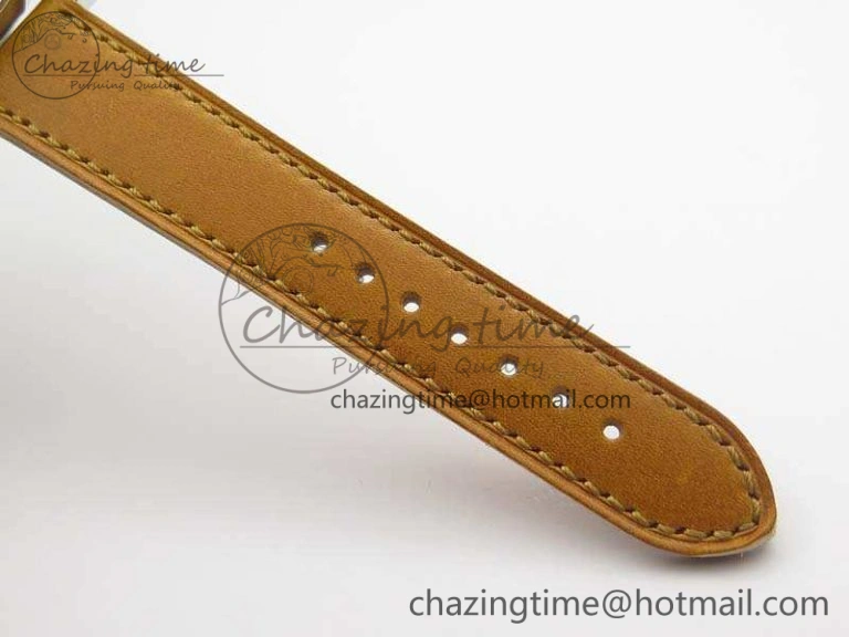 Speake Marin SS Case Silver Dial On Brown Leather Strap Asian EQ Tourbillon (Free Leather Strap) Affordable 9650