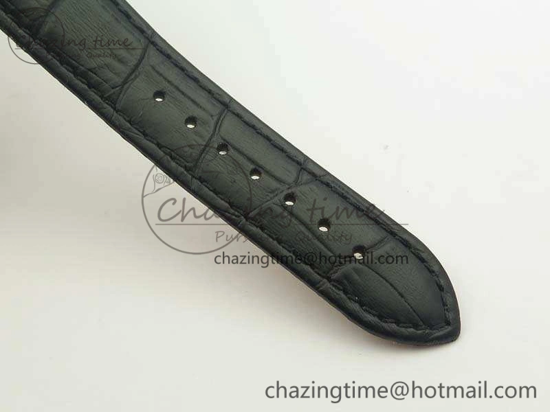 Sophisticated SpeedMaster MoonWatch SS OMF 1:1 Best Edition Black Dial White Handset On Leather Strap A9300 V 8086