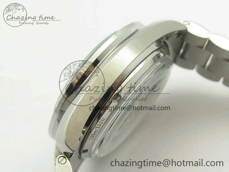 Premium SpeedMaster MoonWatch SS OMF 1:1 Best Edition Black Dial White Handset On SS Bracelet A9300 V 8091