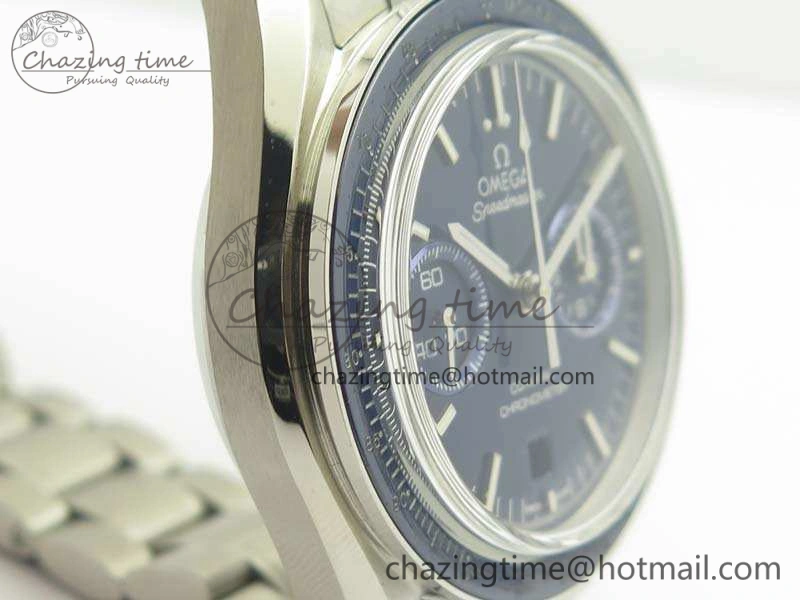 SpeedMaster MoonWatch SS OMF 1:1 Best Edition Blue Dial On SS Bracelet A9300 V HighPerformance 8088