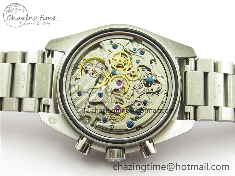TimelessDesign Speedmaster 50th Anniversary of The Moon Landing OMF Best Edition on SS Bracelet Manual Winding Chrono Movement 7891