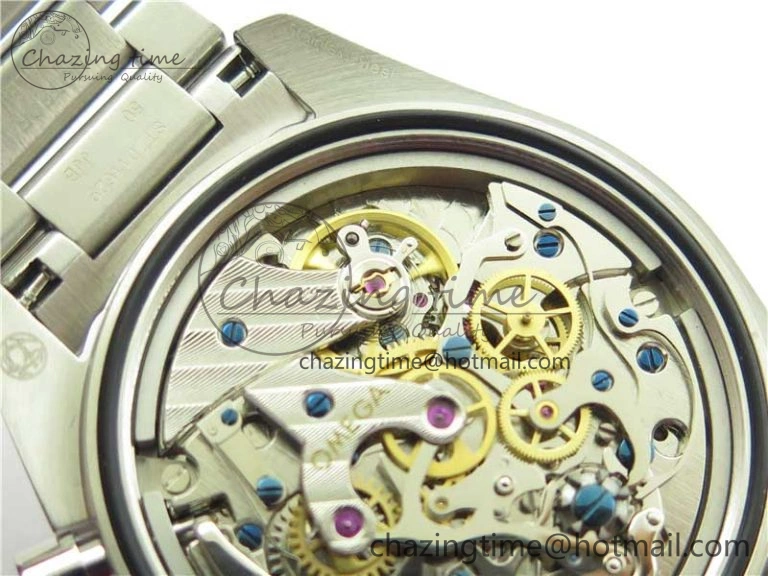 TimelessDesign Speedmaster 50th Anniversary of The Moon Landing OMF Best Edition on SS Bracelet Manual Winding Chrono Movement 7891