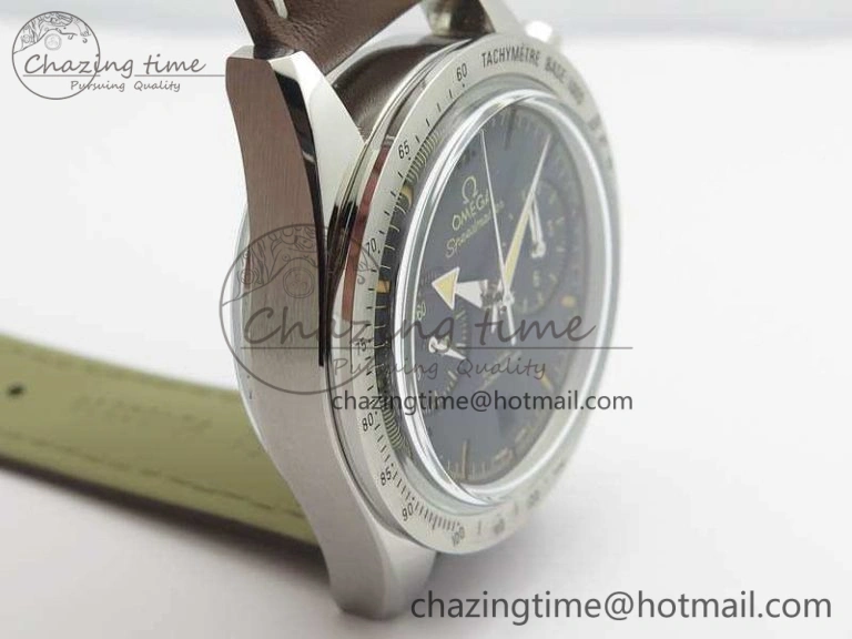 Speedmaster ’57 Co-Axial OMF 1:1 Best Edition Black Dial A9300 (Free Leather Strap) Sustainable 8137