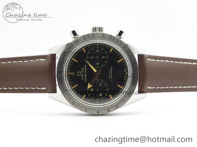 Speedmaster ’57 Co-Axial OMF 1:1 Best Edition Black Dial A9300 (Free Leather Strap) Sustainable 8137