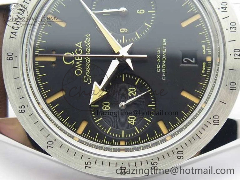 Speedmaster ’57 Co-Axial OMF 1:1 Best Edition Black Dial A9300 (Free Leather Strap) Sustainable 8137
