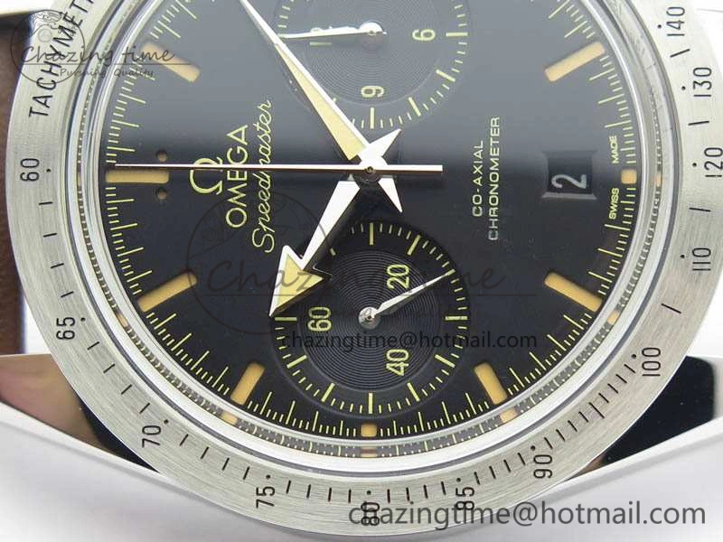 Speedmaster ’57 Co-Axial OMF 1:1 Best Edition Black Dial A9300 (Free Leather Strap) Sustainable 8137