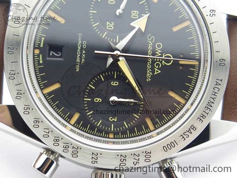 Speedmaster ’57 Co-Axial OMF 1:1 Best Edition Black Dial A9300 (Free Leather Strap) Sustainable 8137