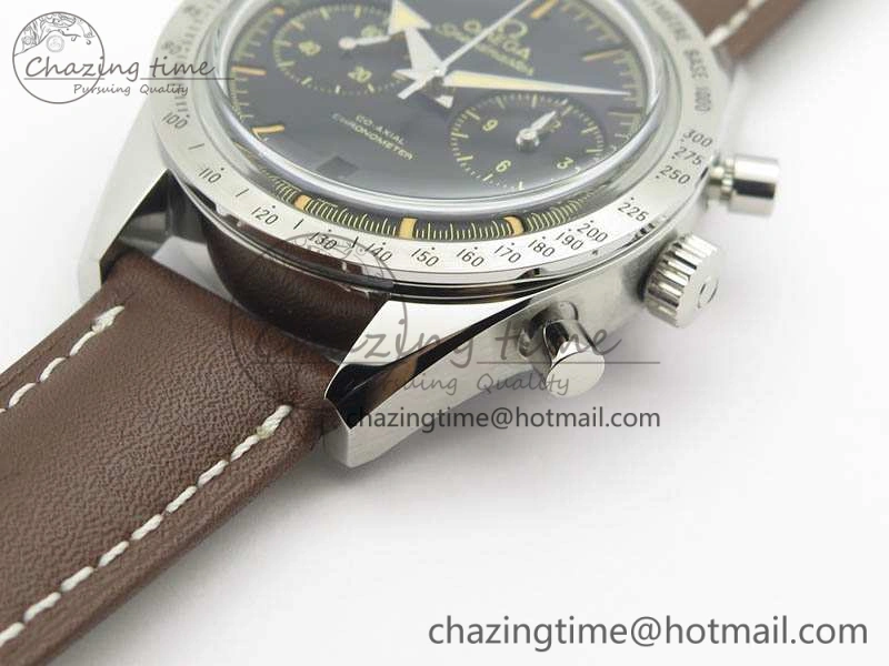 Speedmaster ’57 Co-Axial OMF 1:1 Best Edition Black Dial A9300 (Free Leather Strap) Sustainable 8137