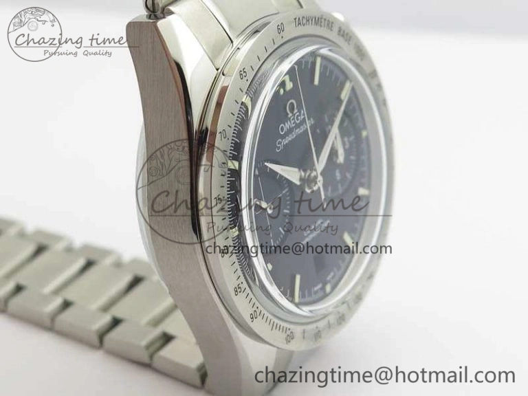 Speedmaster ’57 Co-Axial OMF 1:1 Best Edition Black Dial White Markers On SS Bracelet A AllSeason 8146