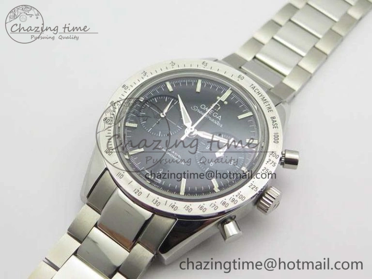 Speedmaster ’57 Co-Axial OMF 1:1 Best Edition Black Dial White Markers On SS Bracelet A AllSeason 8146