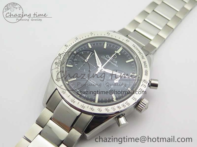 Speedmaster ’57 Co-Axial OMF 1:1 Best Edition Black Dial White Markers On SS Bracelet A AllSeason 8146