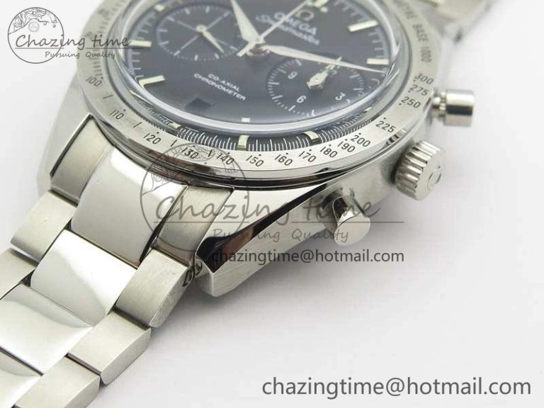 Speedmaster ’57 Co-Axial OMF 1:1 Best Edition Black Dial White Markers On SS Bracelet A AllSeason 8146