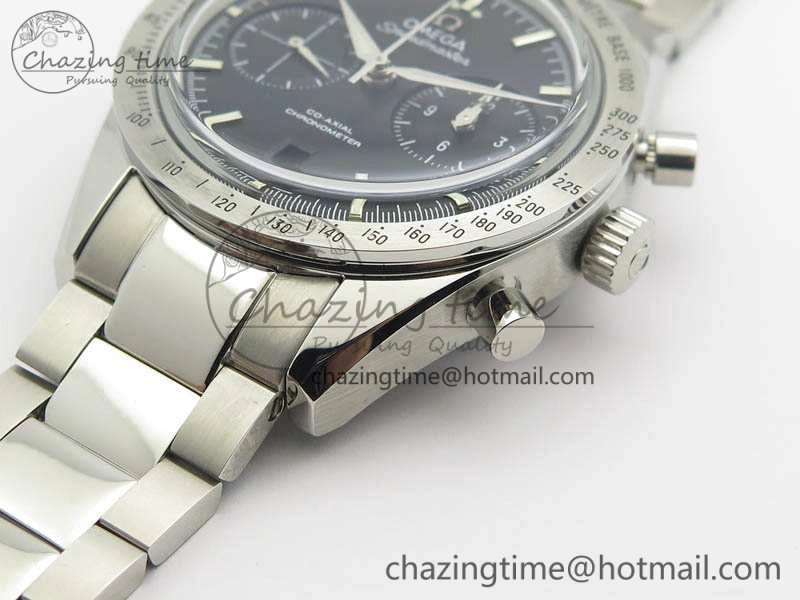 Speedmaster ’57 Co-Axial OMF 1:1 Best Edition Black Dial White Markers On SS Bracelet A AllSeason 8146