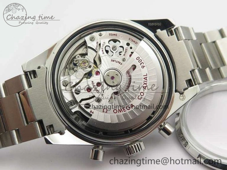 Speedmaster ’57 Co-Axial OMF 1:1 Best Edition White Dial RG Markers On SS Bracelet A Elegant 8144
