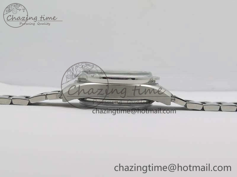 Speedmaster ’57 Co-Axial OMF 1:1 Best Edition White Dial RG Markers On SS Bracelet A Elegant 8144