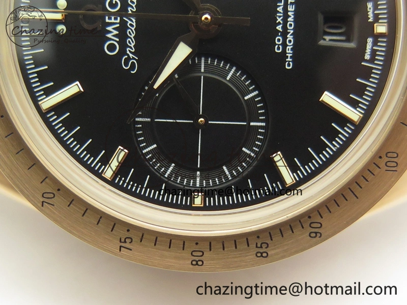 WrinkleFree Speedmaster ’57 Co-Axial RG OMF 1:1 Best Edition Black Dial On Leather Strap A9300 (Free Leather Strap) 8064