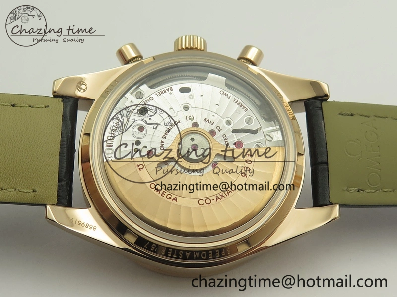 WrinkleFree Speedmaster ’57 Co-Axial RG OMF 1:1 Best Edition Black Dial On Leather Strap A9300 (Free Leather Strap) 8064