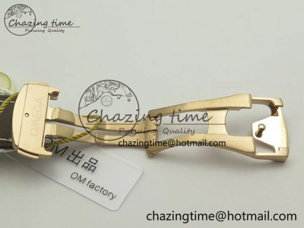 Speedmaster ’57 Co-Axial RG OMF 1:1 Best Edition White Dial On Leather Strap A9300 (Free Leather Strap) Effortless 8063