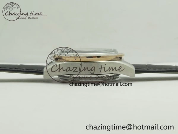 Speedmaster ’57 Co-Axial SS RG OMF 1:1 Best Edition Black Dial On Leather Strap A9300 (Free Leather Strap) ComfortFit 8067