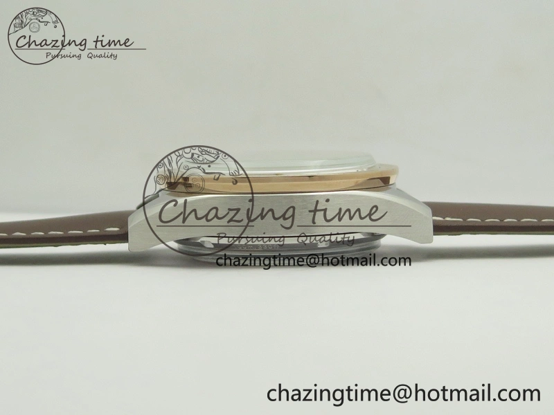 Speedmaster ’57 Co-Axial SS RG OMF 1:1 Best Edition White Dial On Leather Strap A9300 (Free Leather Strap) TopPick 8072