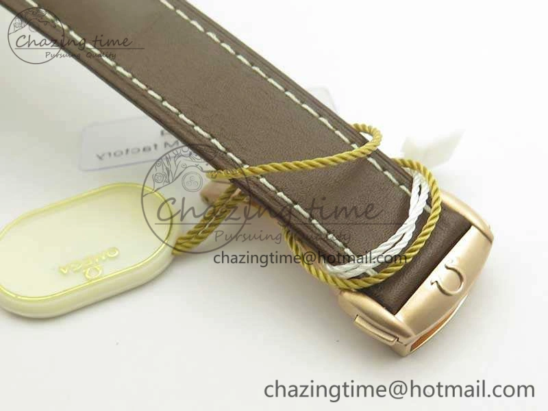 Speedmaster ’57 Co-Axial SS RG OMF 1:1 Best Edition White Dial On Leather Strap A9300 (Free Leather Strap) TopPick 8072