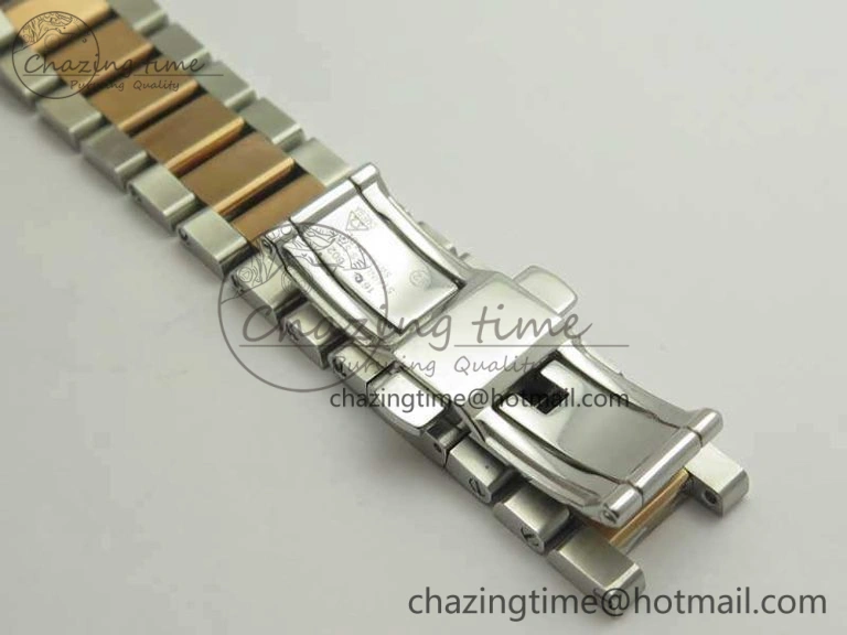 Speedmaster ’57 Co-Axial SS RG OMF 1:1 Best Edition White Dial On SS RG Bracelet A9300 (Free Leather Strap) HighQuality 8074
