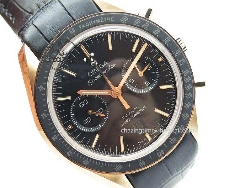 Speedmaster ’57 RG Chrono AXF Best Edition On Black Leather Strap A Modern 8284