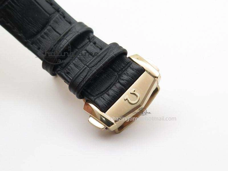 Speedmaster ’57 RG Chrono AXF Best Edition On Black Leather Strap A Modern 8284