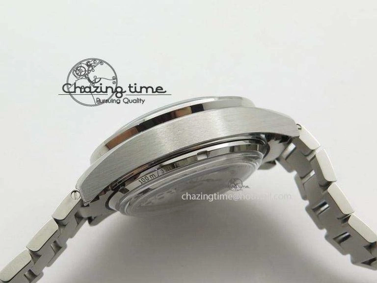 Flexible Speedmaster ’57 SS Chrono AXF Best Edition Blue Dial on SS Bracelet A7750 (Free Leather Strap) 8281