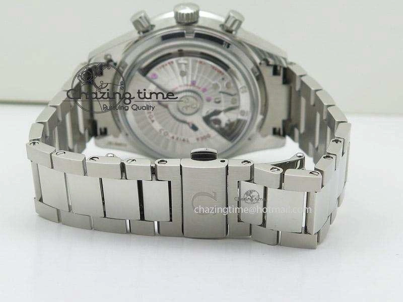 Flexible Speedmaster ’57 SS Chrono AXF Best Edition Blue Dial on SS Bracelet A7750 (Free Leather Strap) 8281