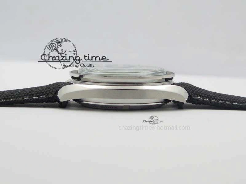 TopPick Speedmaster Apollo XVII Gray Dial On Black Nylon Strap Manual Winding Chrono Movement 8208