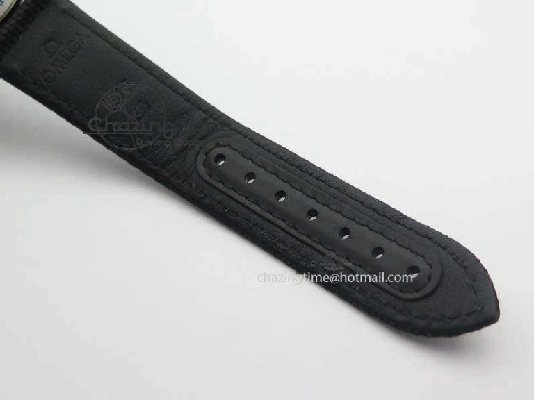 TopPick Speedmaster Apollo XVII Gray Dial On Black Nylon Strap Manual Winding Chrono Movement 8208
