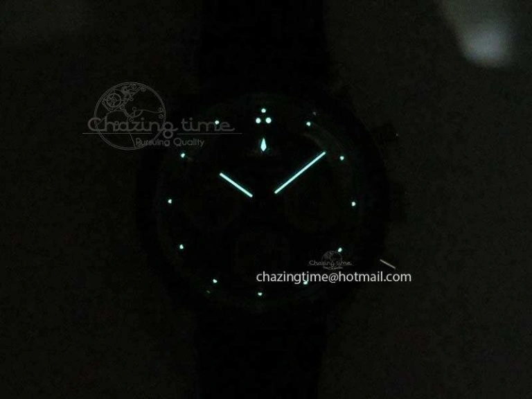 TopPick Speedmaster Apollo XVII Gray Dial On Black Nylon Strap Manual Winding Chrono Movement 8208