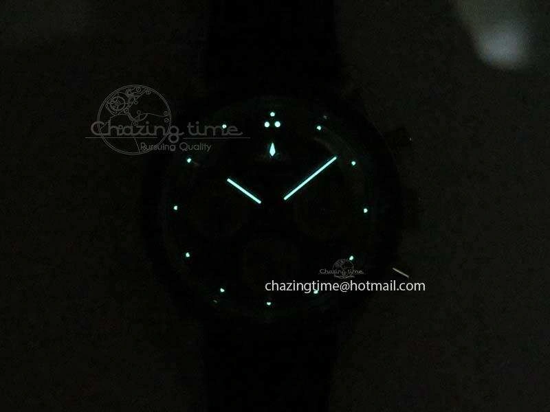 TopPick Speedmaster Apollo XVII Gray Dial On Black Nylon Strap Manual Winding Chrono Movement 8208